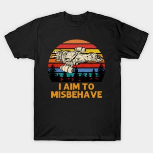 I Aim To Misbehave T-Shirt